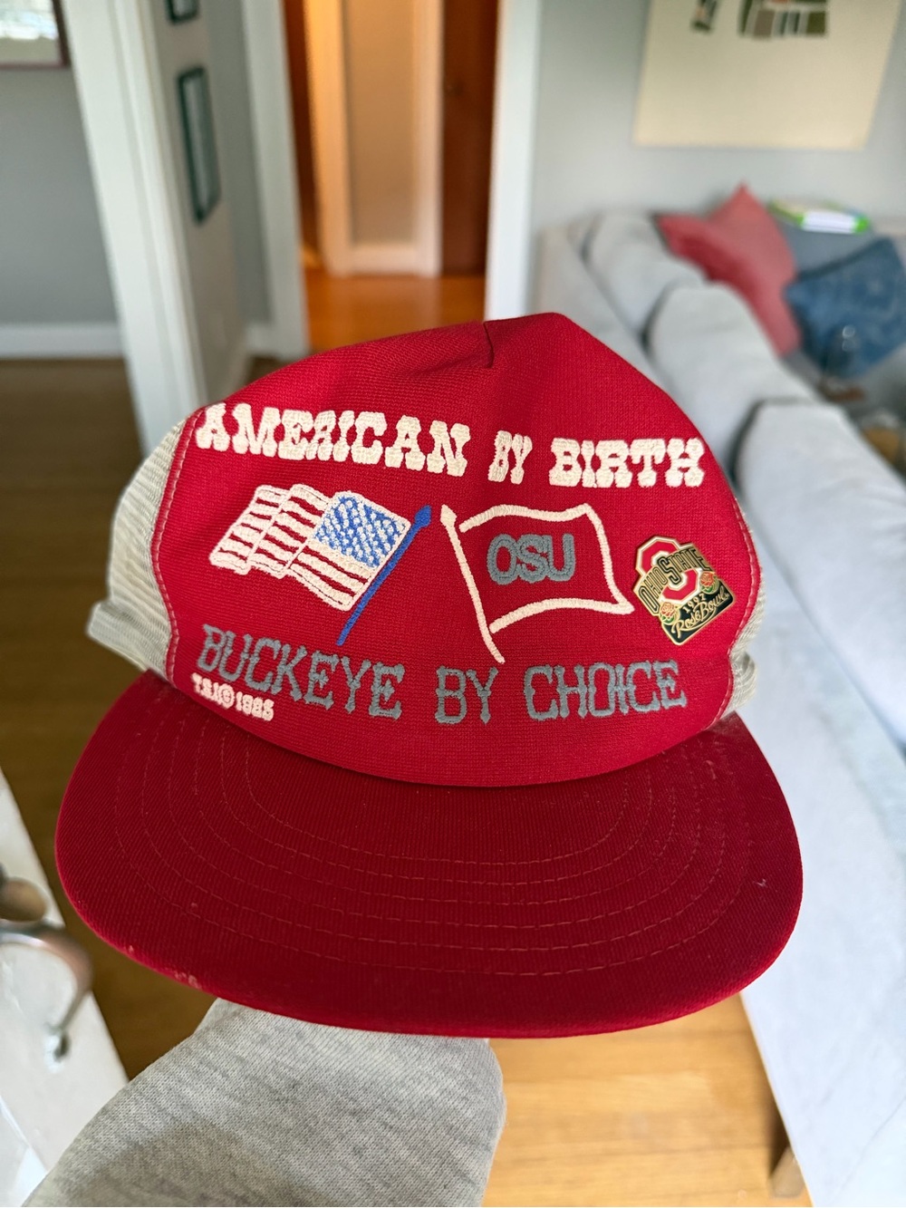 Vintage 1985 Ohio State Trucker Hat